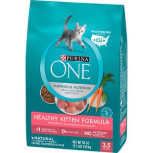 Purina One Healthy Kitten 3 lb bag